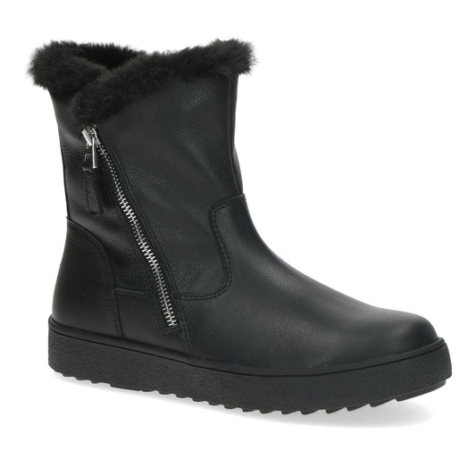 Women's Black Wedge Ankle Boots