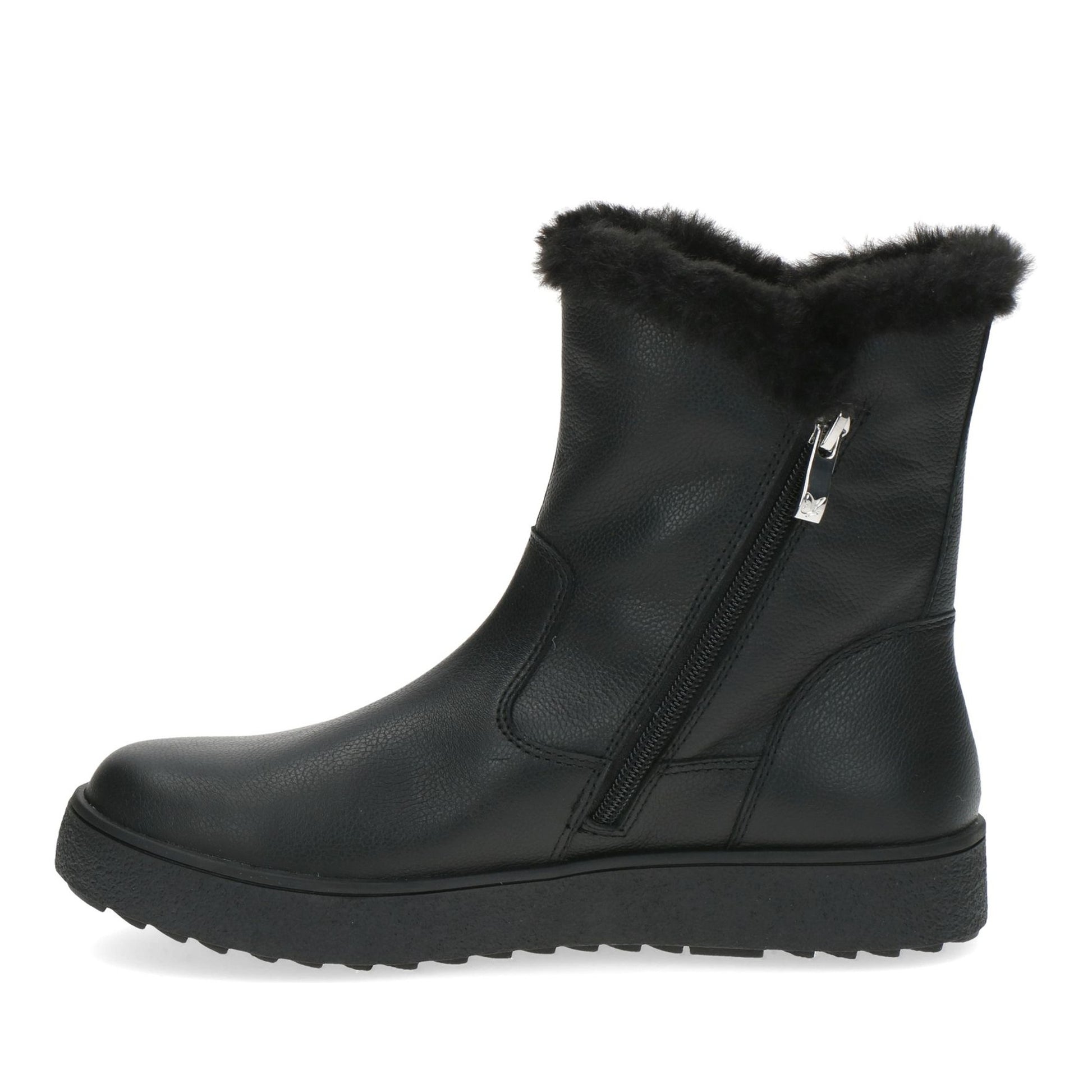Women's Black Wedge Ankle Boots