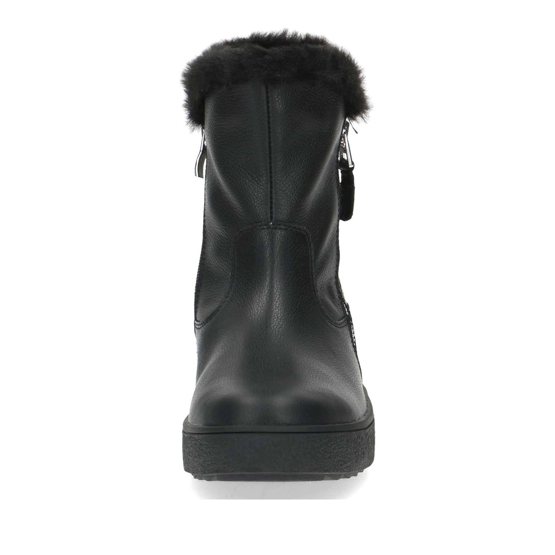 Women's Black Wedge Ankle Boots
