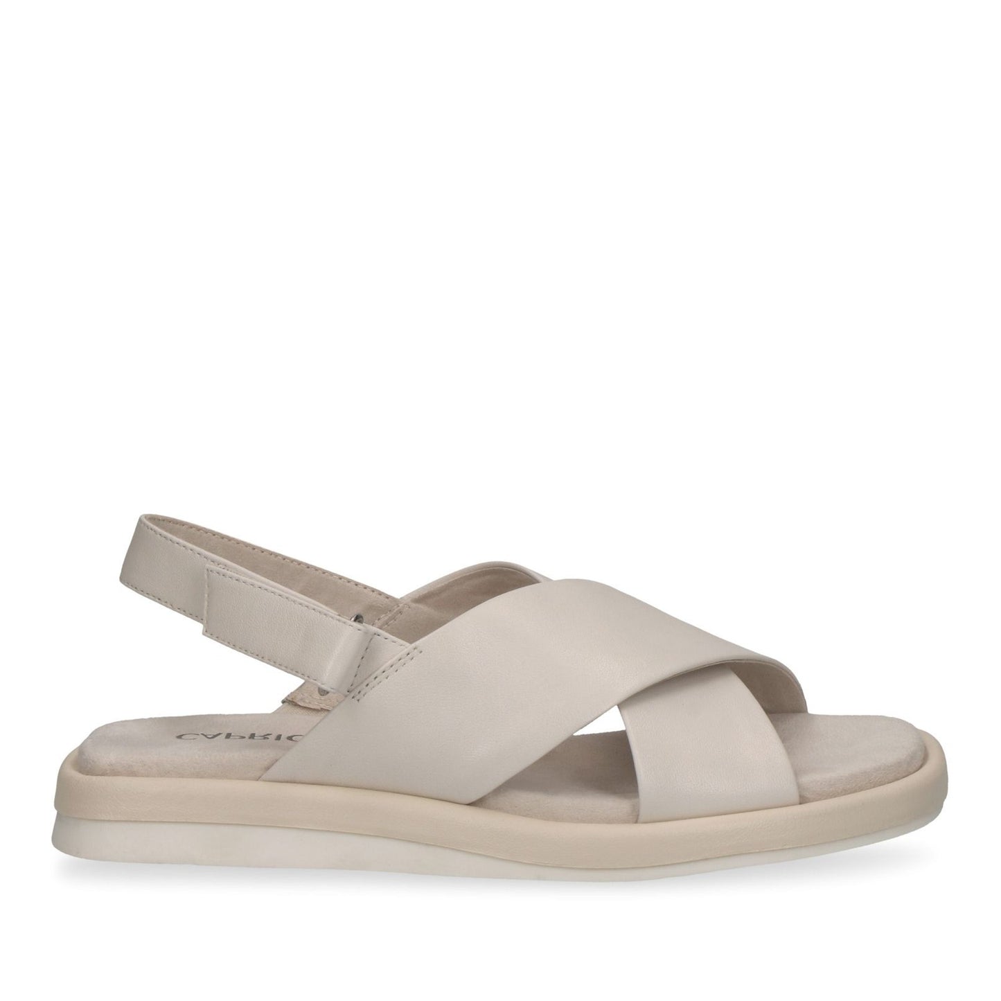 Women's Beige Wedge Open-Toe Sandals