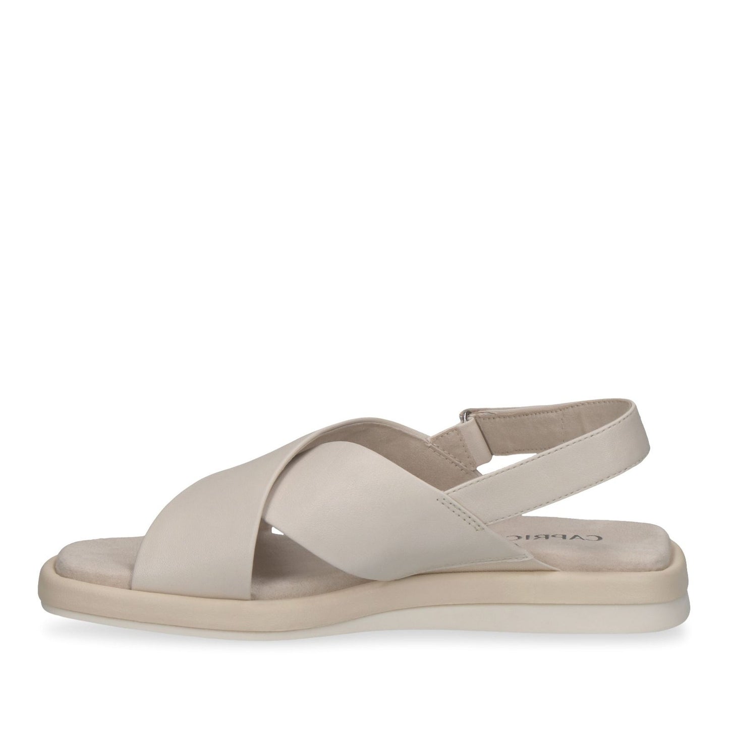 Women's Beige Wedge Open-Toe Sandals