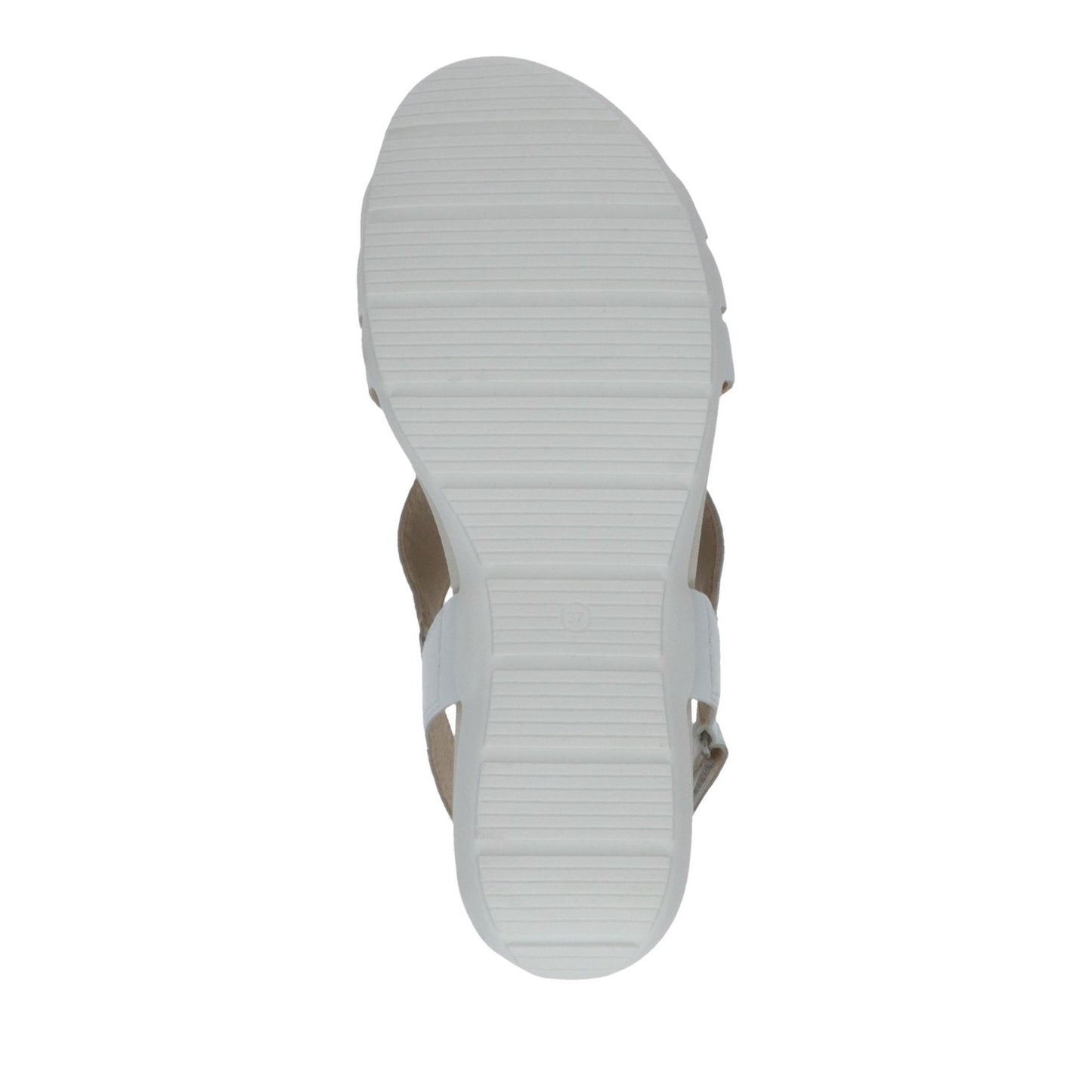 Women's White Wedge Open-Toe Sandals