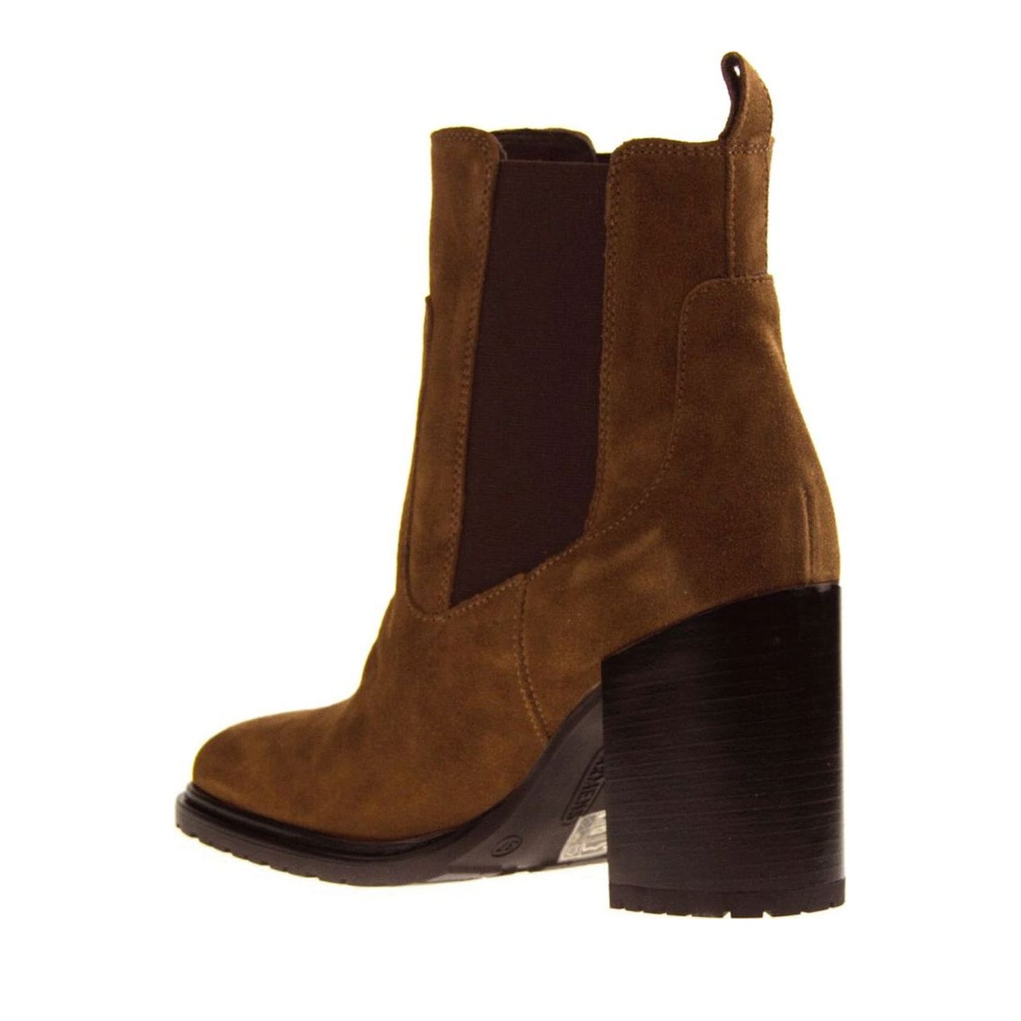 Nathalie Women's Brown Beat Ankle Boots
