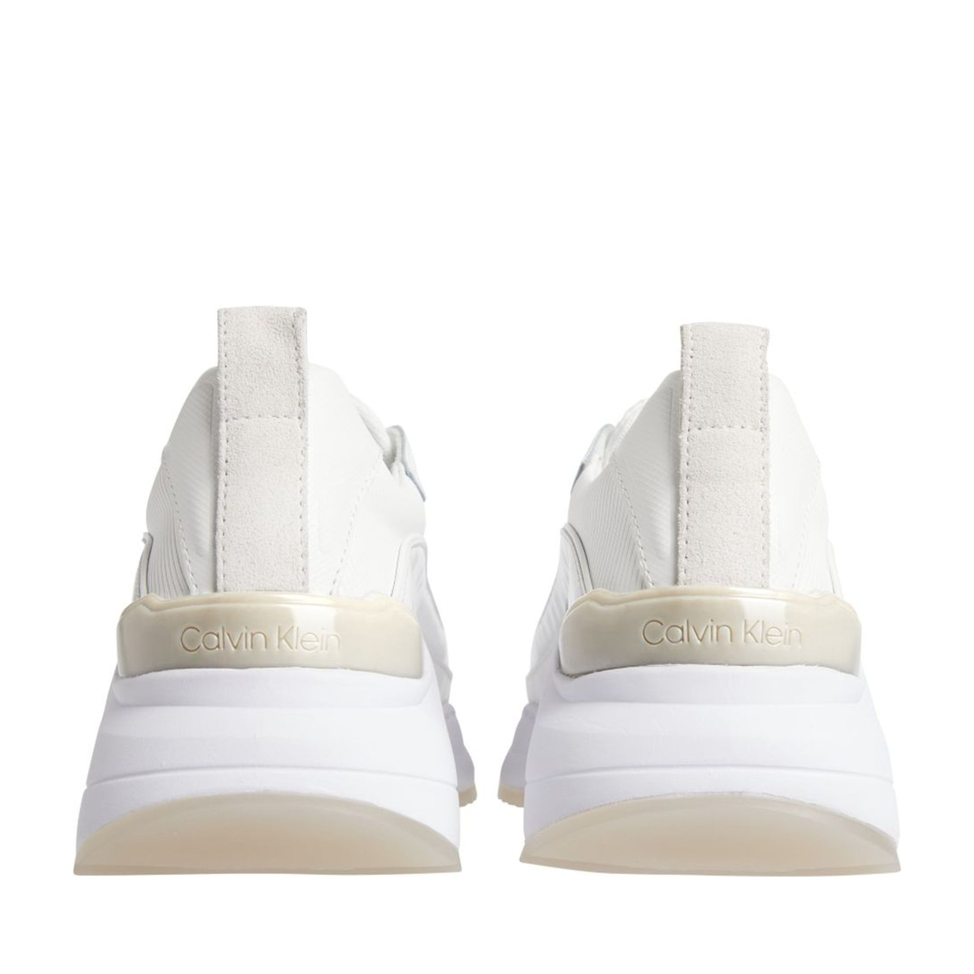 Women's White Lace-Up Athletic Sneakers