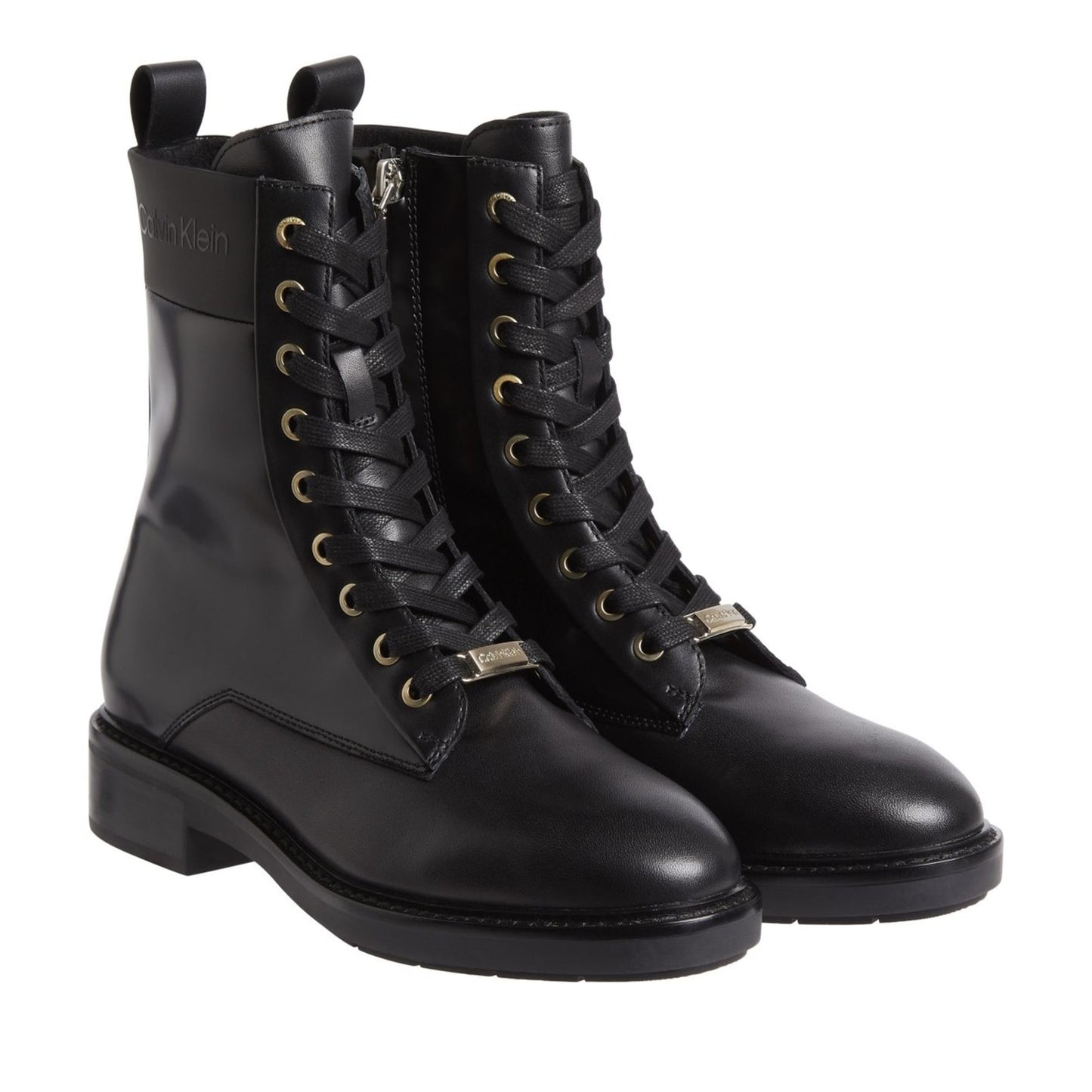 Sole Women's Black Combat Ankle Boots