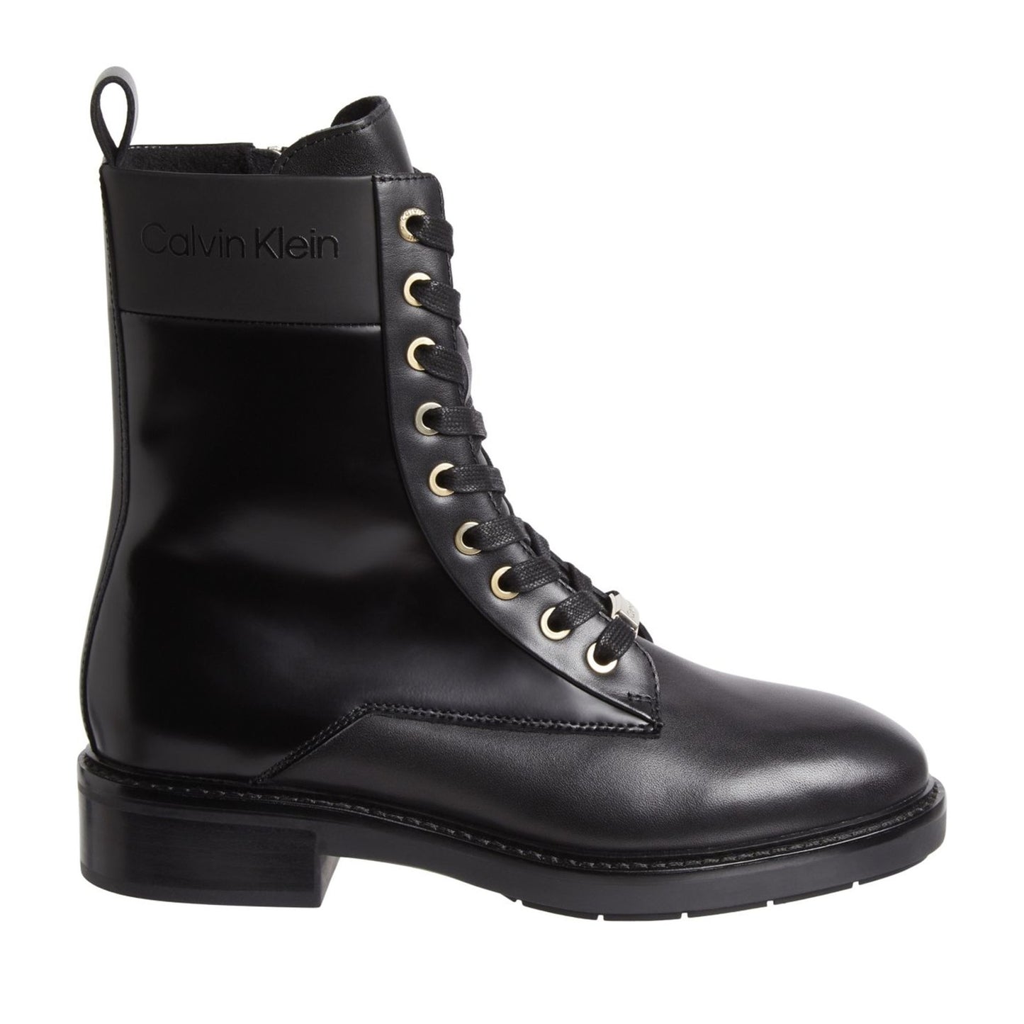Sole Women's Black Combat Ankle Boots
