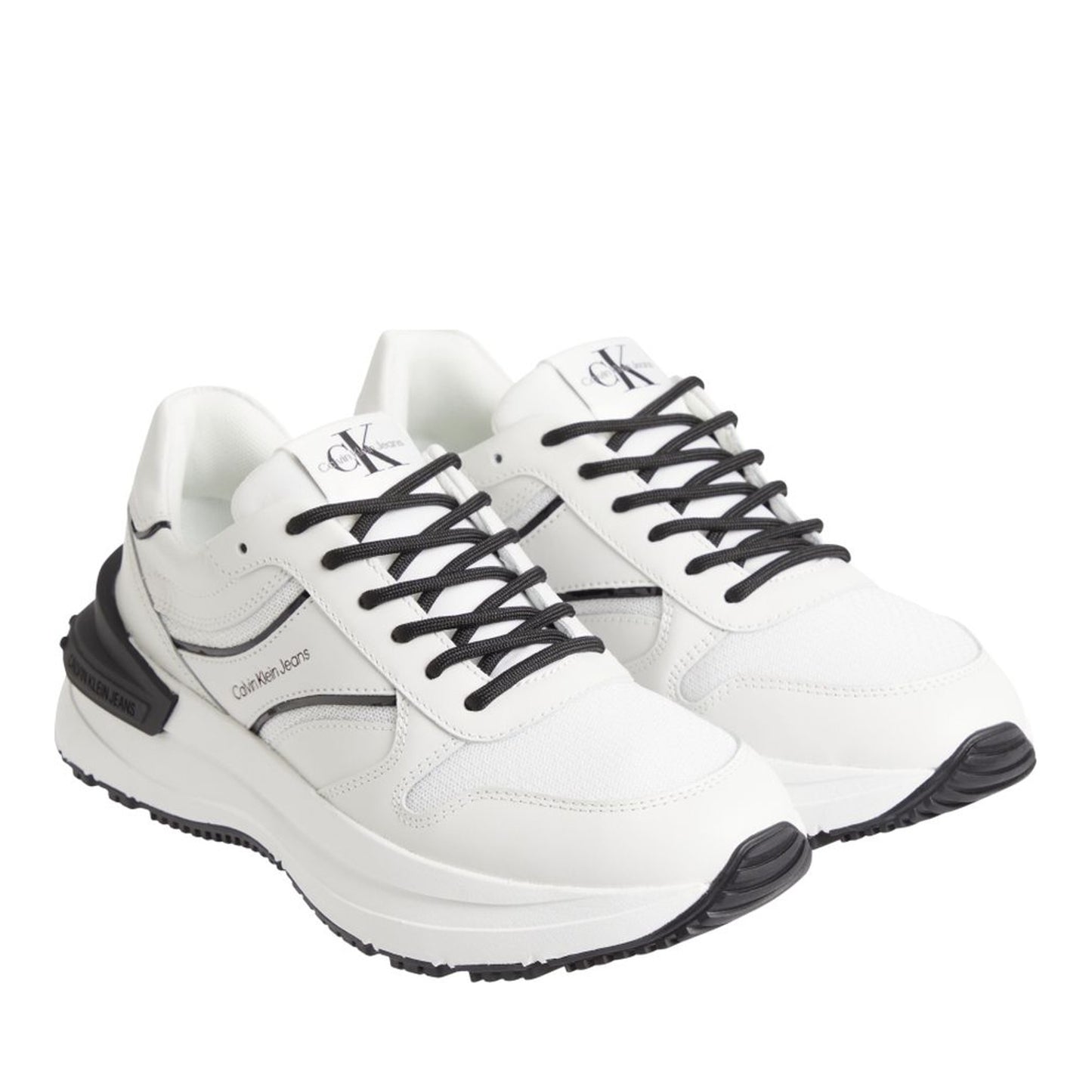 Women's White Chunky Athletic Sneakers