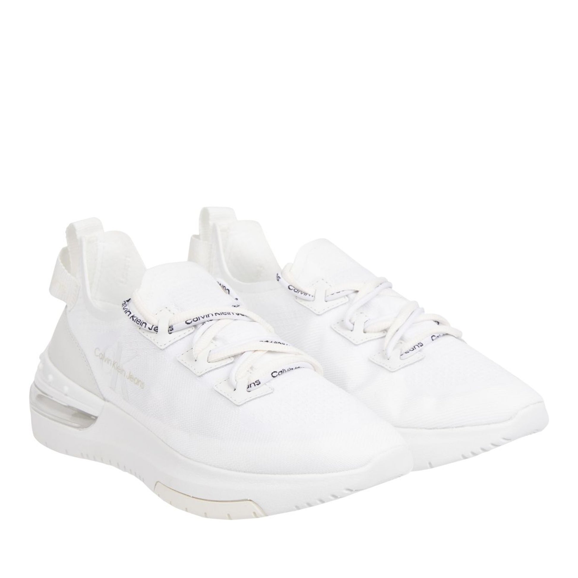 Women's White Sporty Athletic Sneakers