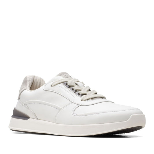 RaceLite Move Sport Men's White Wedge Athletic Sneakers