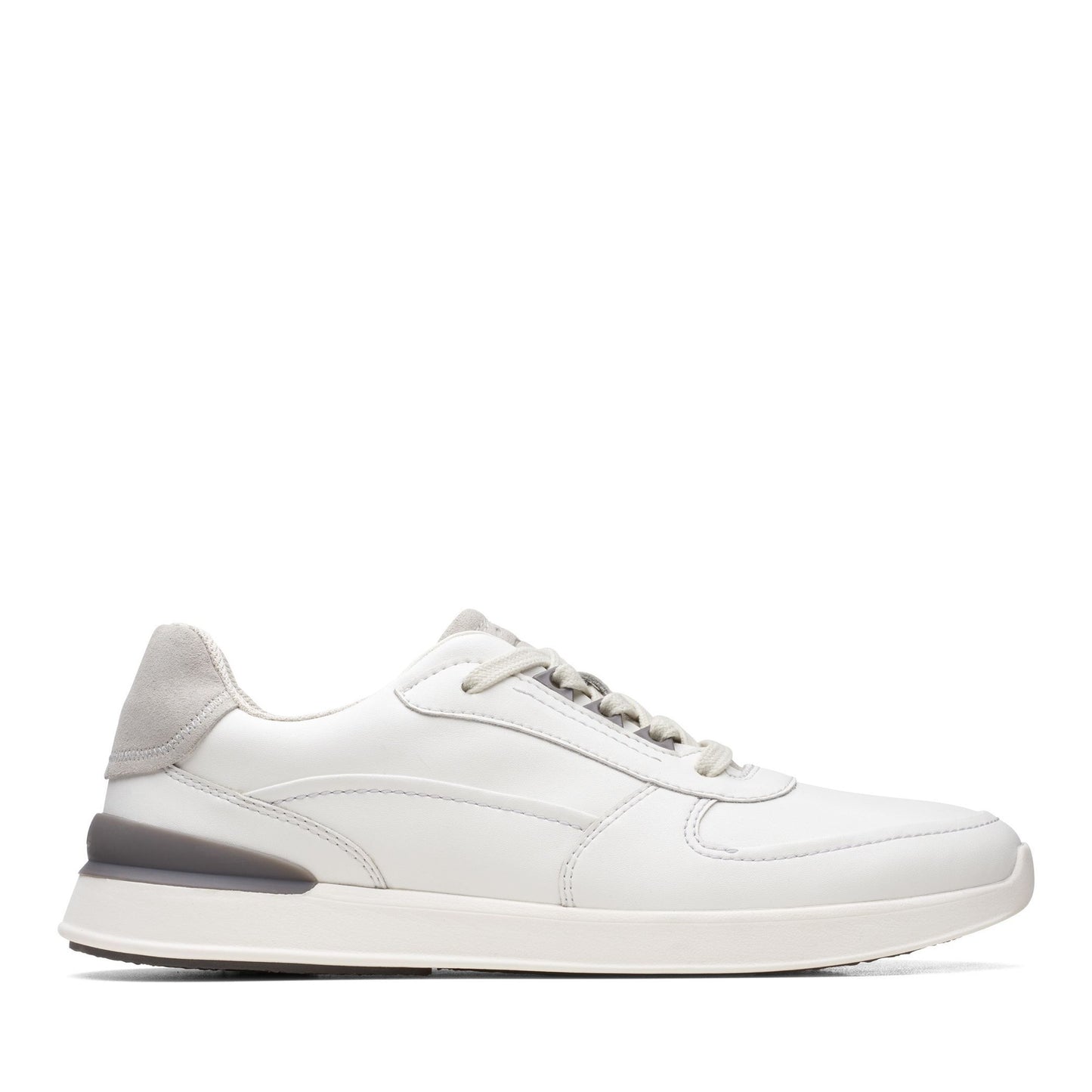 RaceLite Move Sport Men's White Wedge Athletic Sneakers