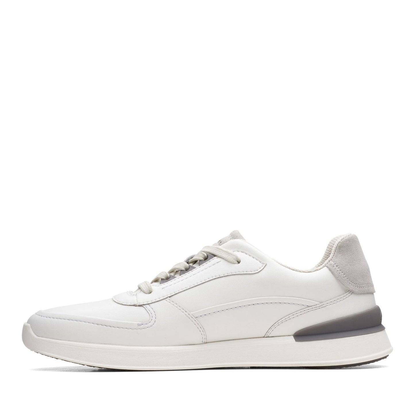 RaceLite Move Sport Men's White Wedge Athletic Sneakers