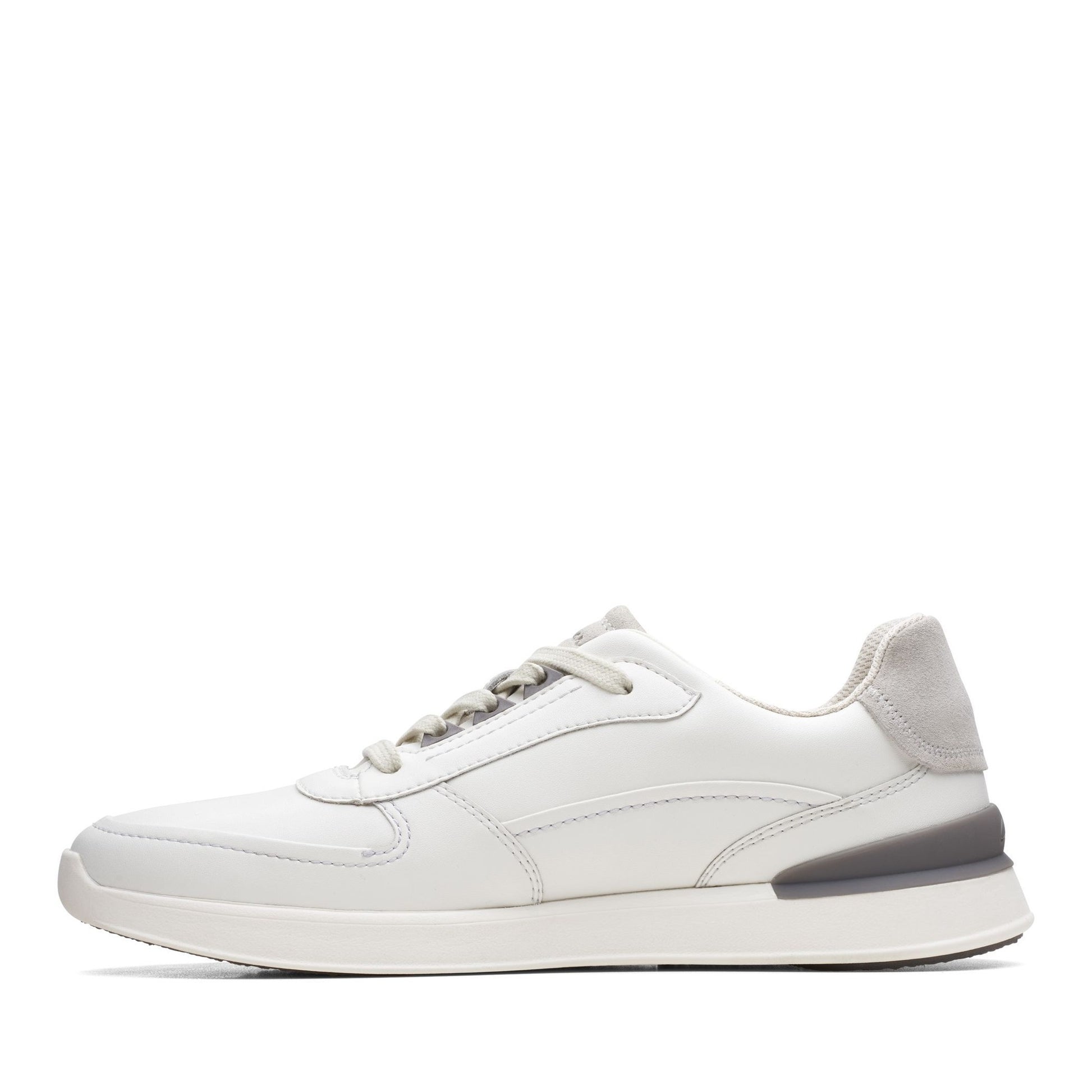 RaceLite Move Sport Men's White Wedge Athletic Sneakers