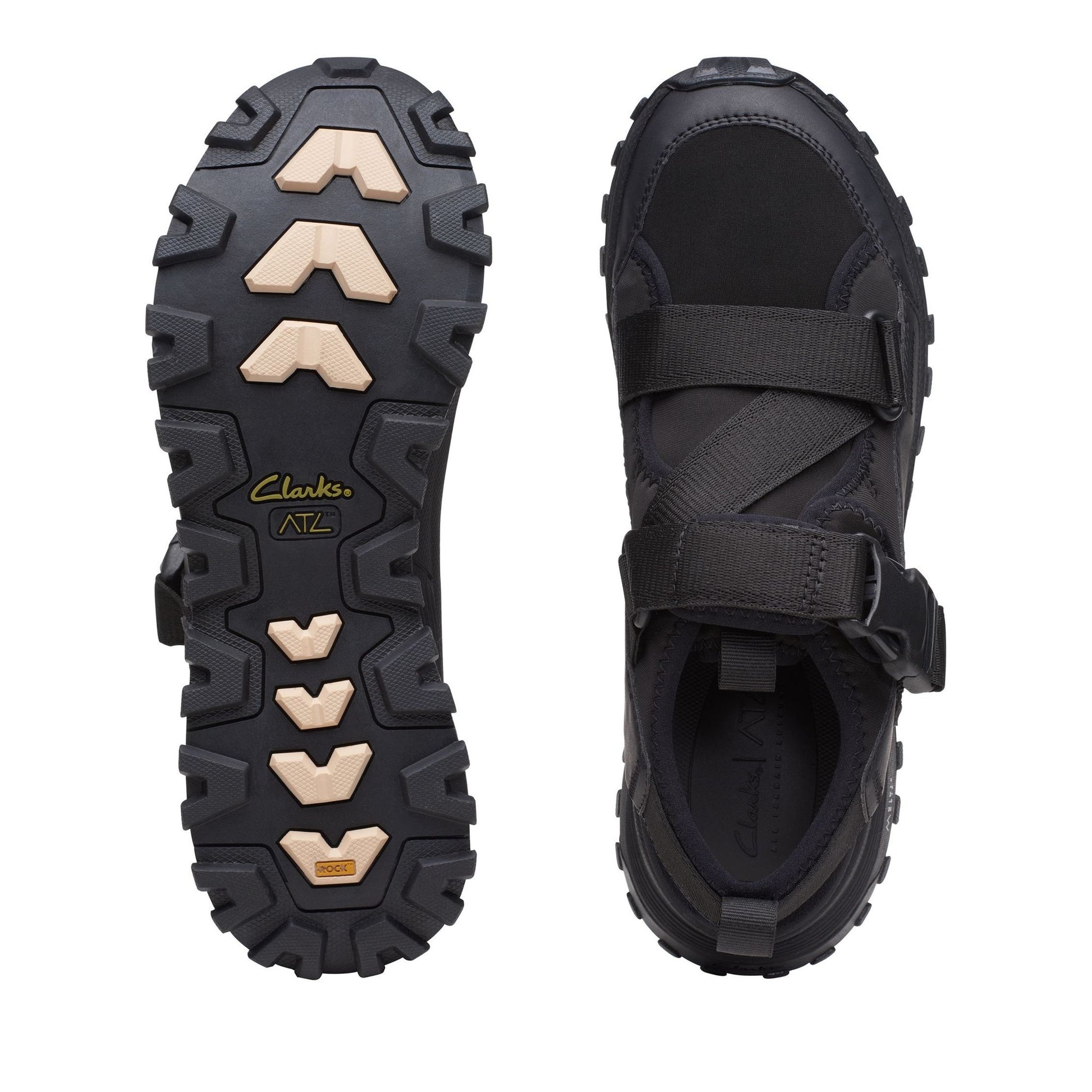 ATLTrek Women's Black Wedge Sandals