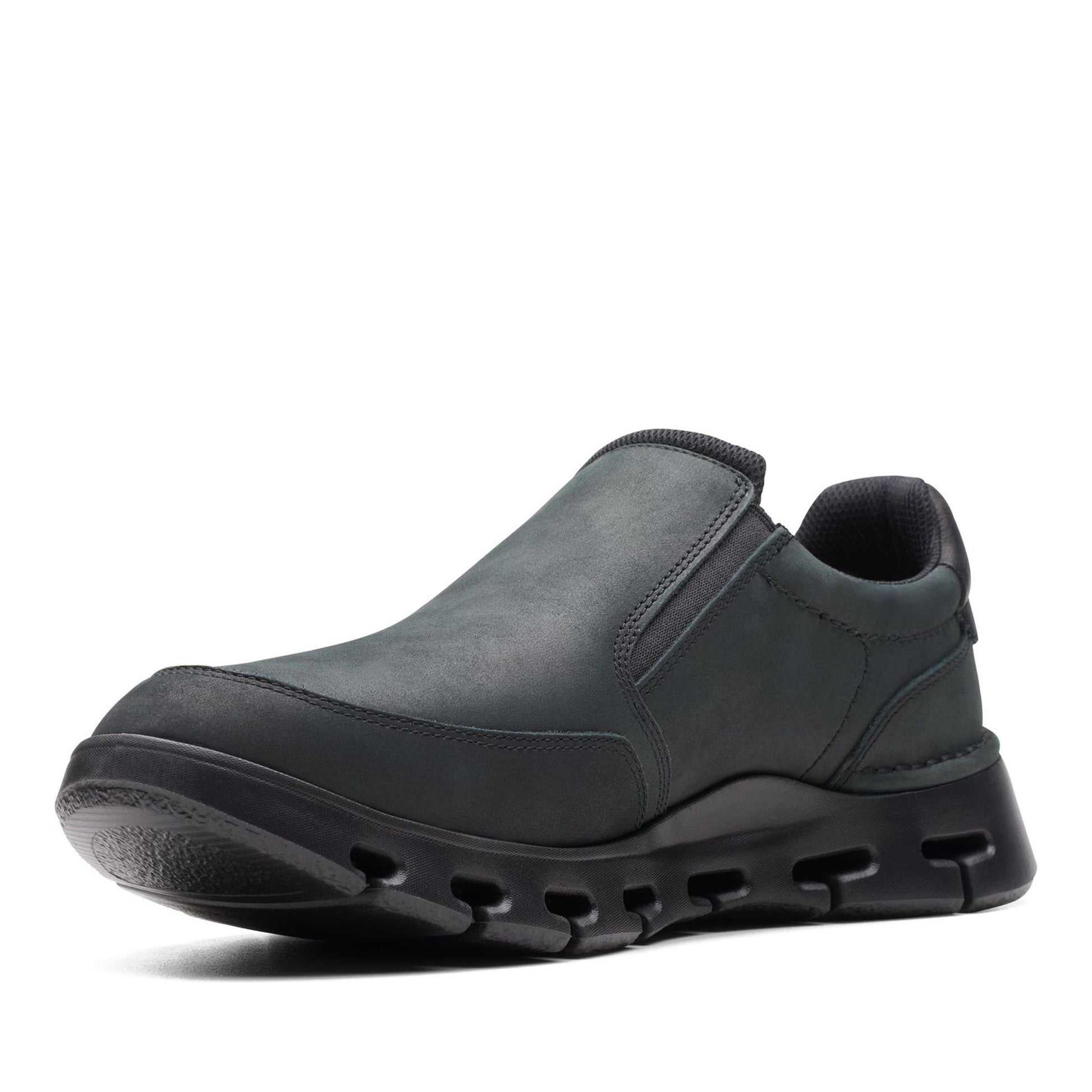 Nature X One Men's Black Wedge Athletic Sneakers