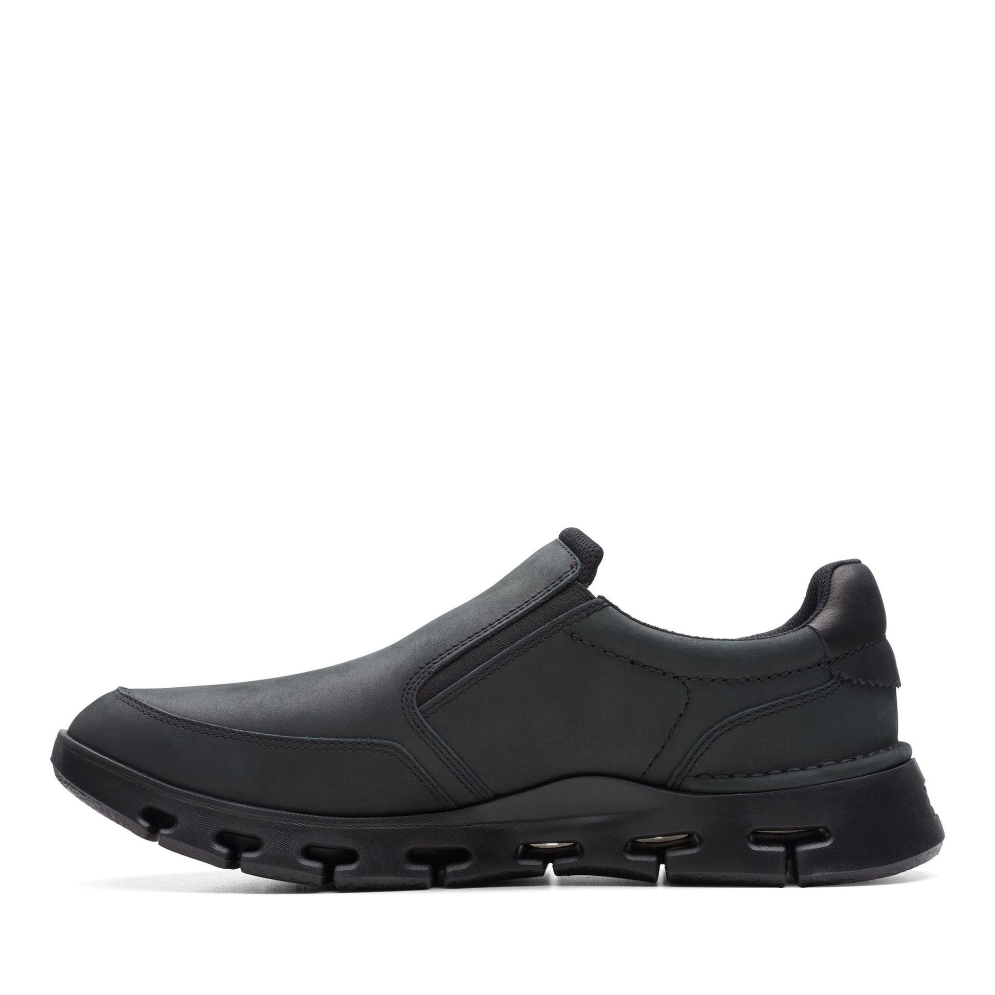Nature X One Men's Black Wedge Athletic Sneakers