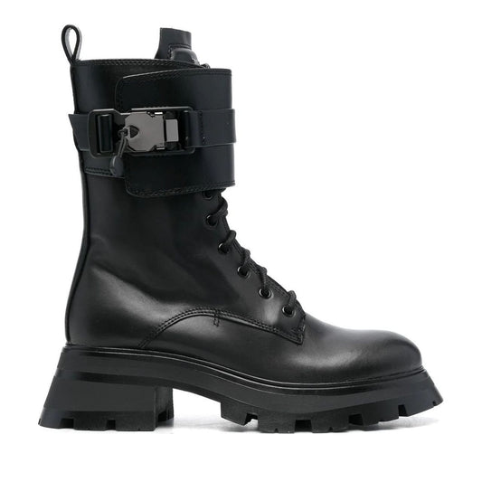 Sava Women's Black Combat Ankle Boots