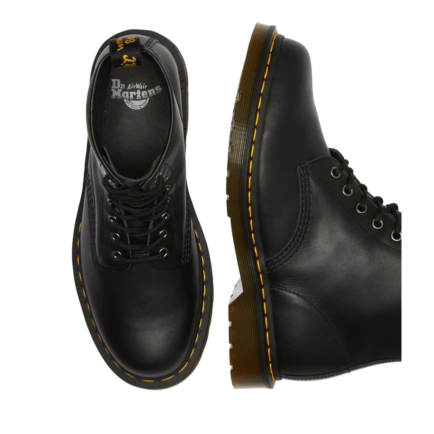 1460 Nappa Black Ankle Boots