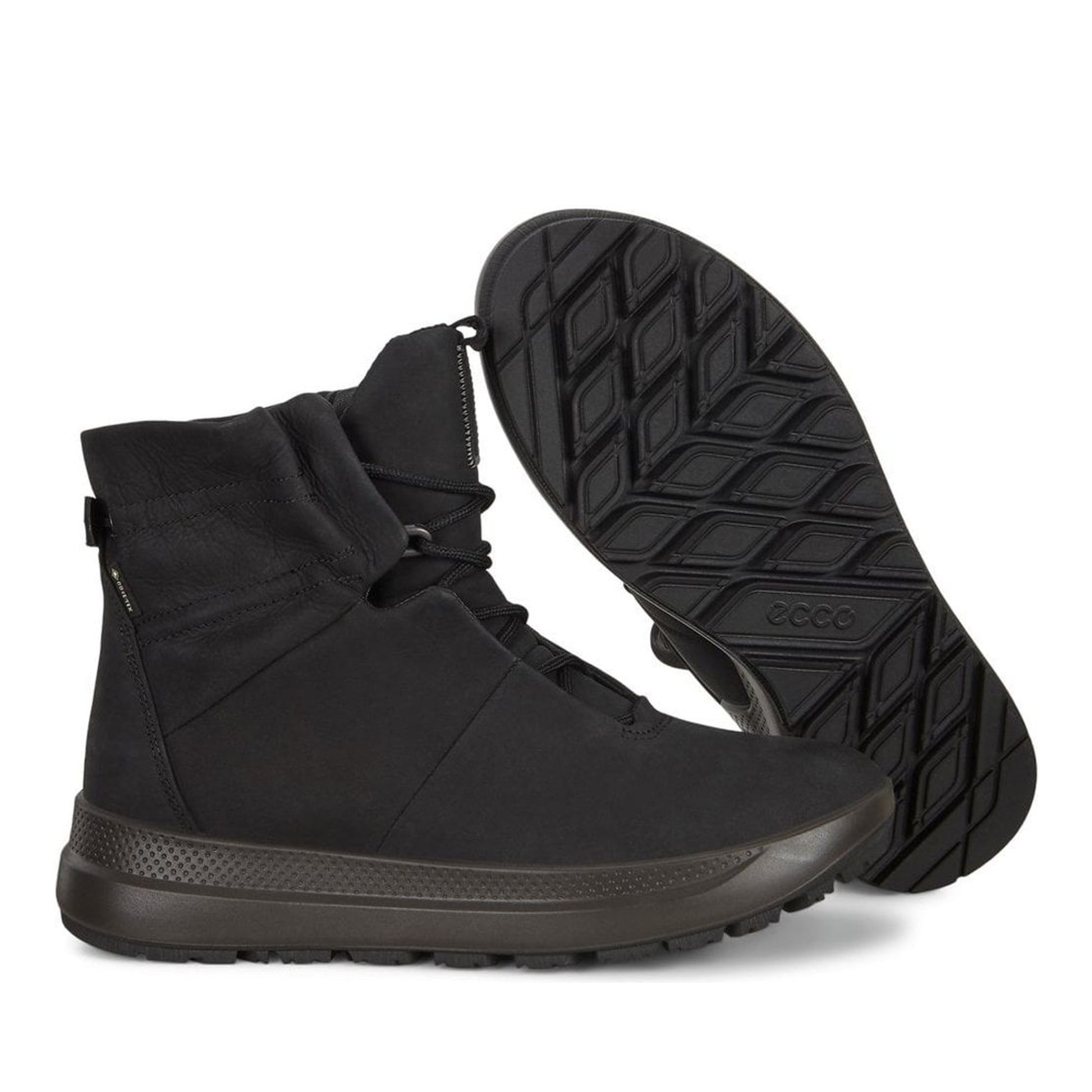 Solice Women's Black Wedge Ankle Boots