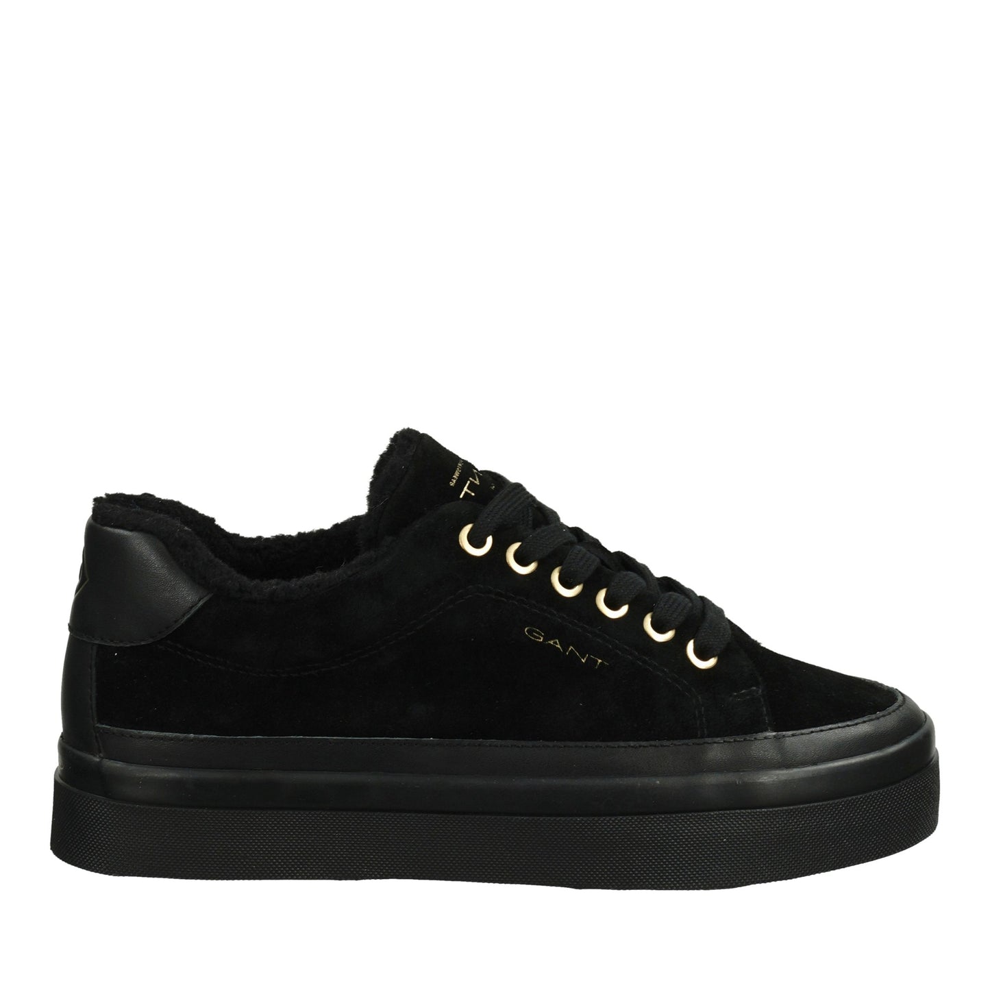 Avona Women's Black Wedge Athletic Sneakers