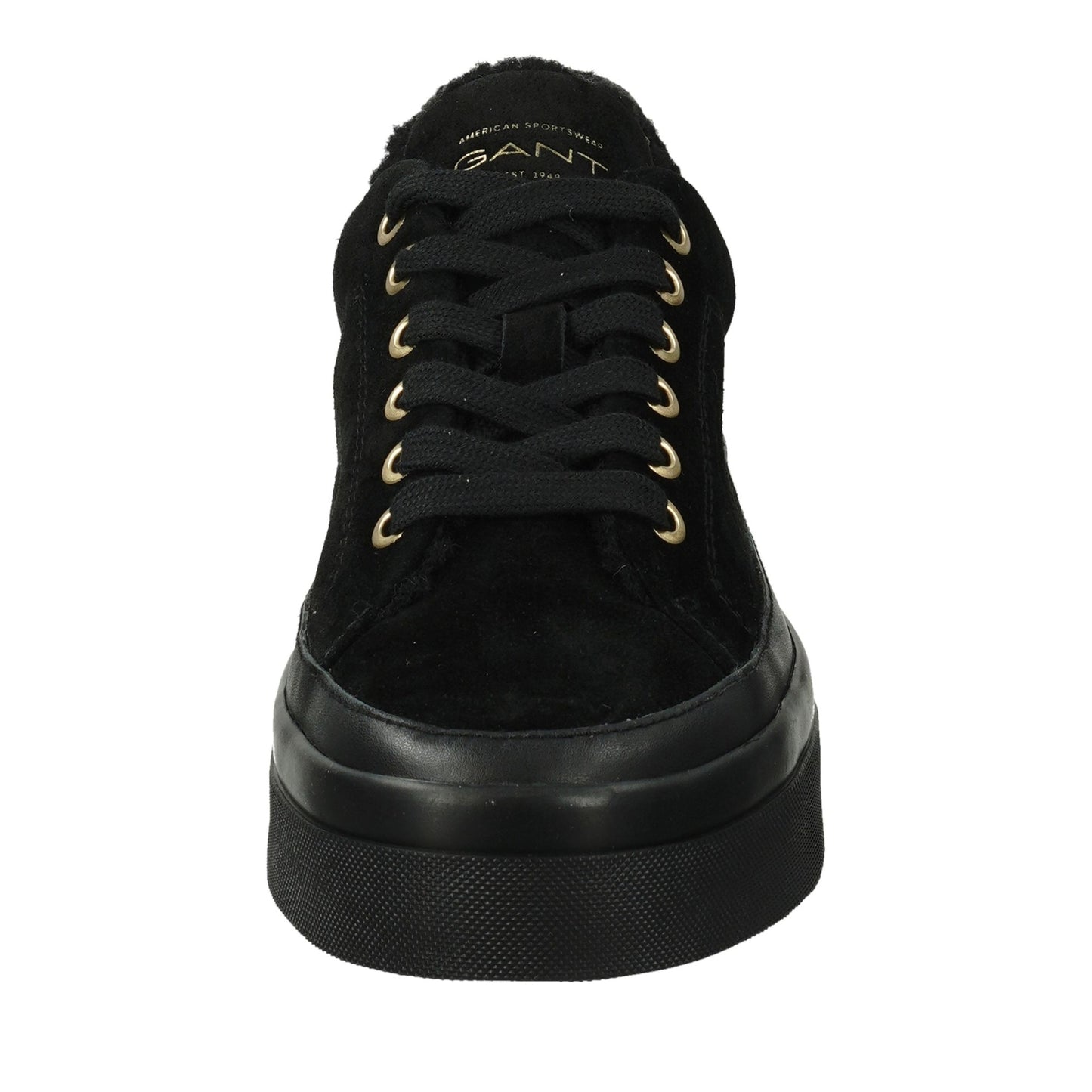Avona Women's Black Wedge Athletic Sneakers