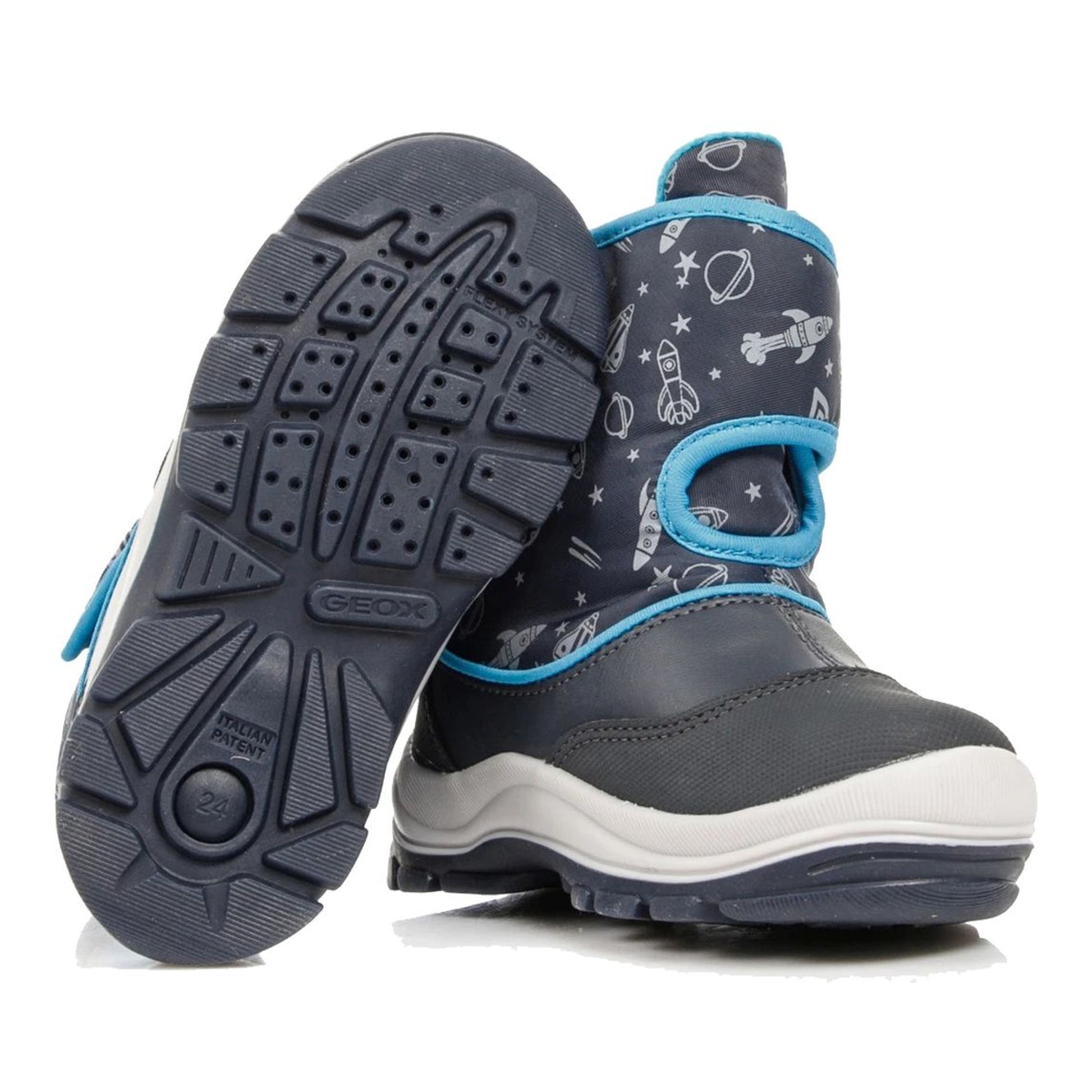 B Flanfil B.WPF A Boys' Blue Ankle Boots