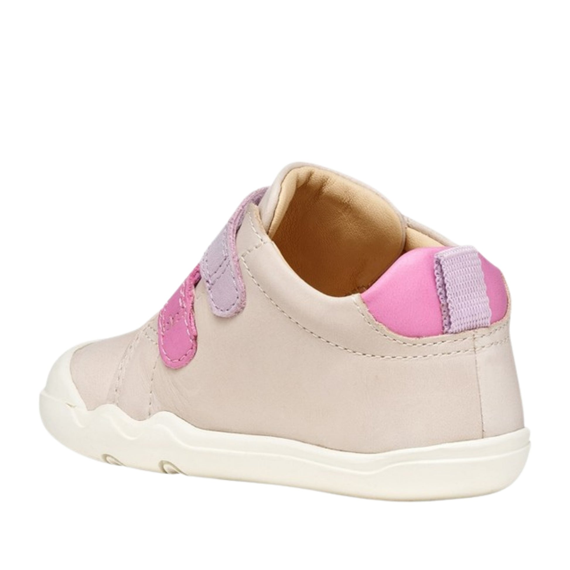 Steppieup Girls' Beige Fashion Sneakers