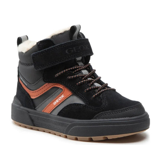Weemble ABX Boys' Black Ankle Boots