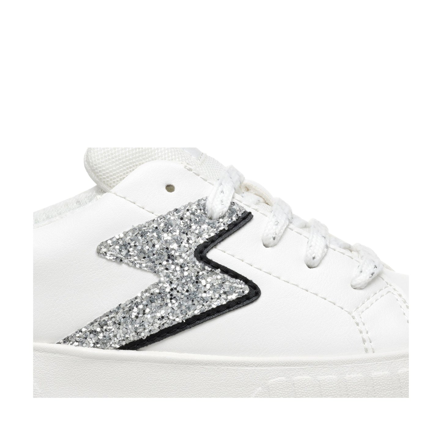 Mikiroshi Girls' White Fashion Sneakers