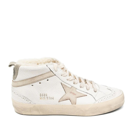 Mid Star Women's White Fashion Sneakers