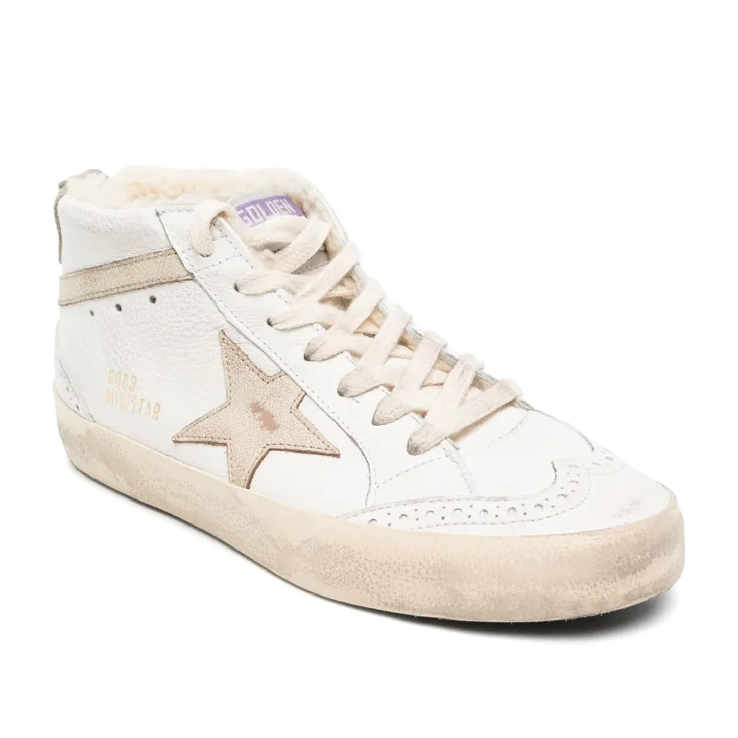 Mid Star Women's White Fashion Sneakers