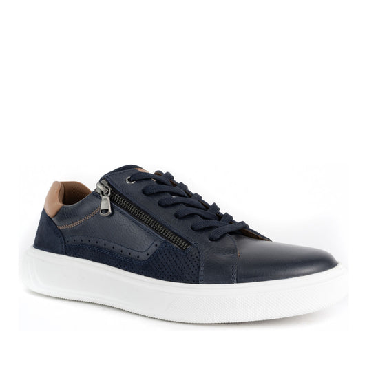 Men's Blue Wedge Fashion Sneakers