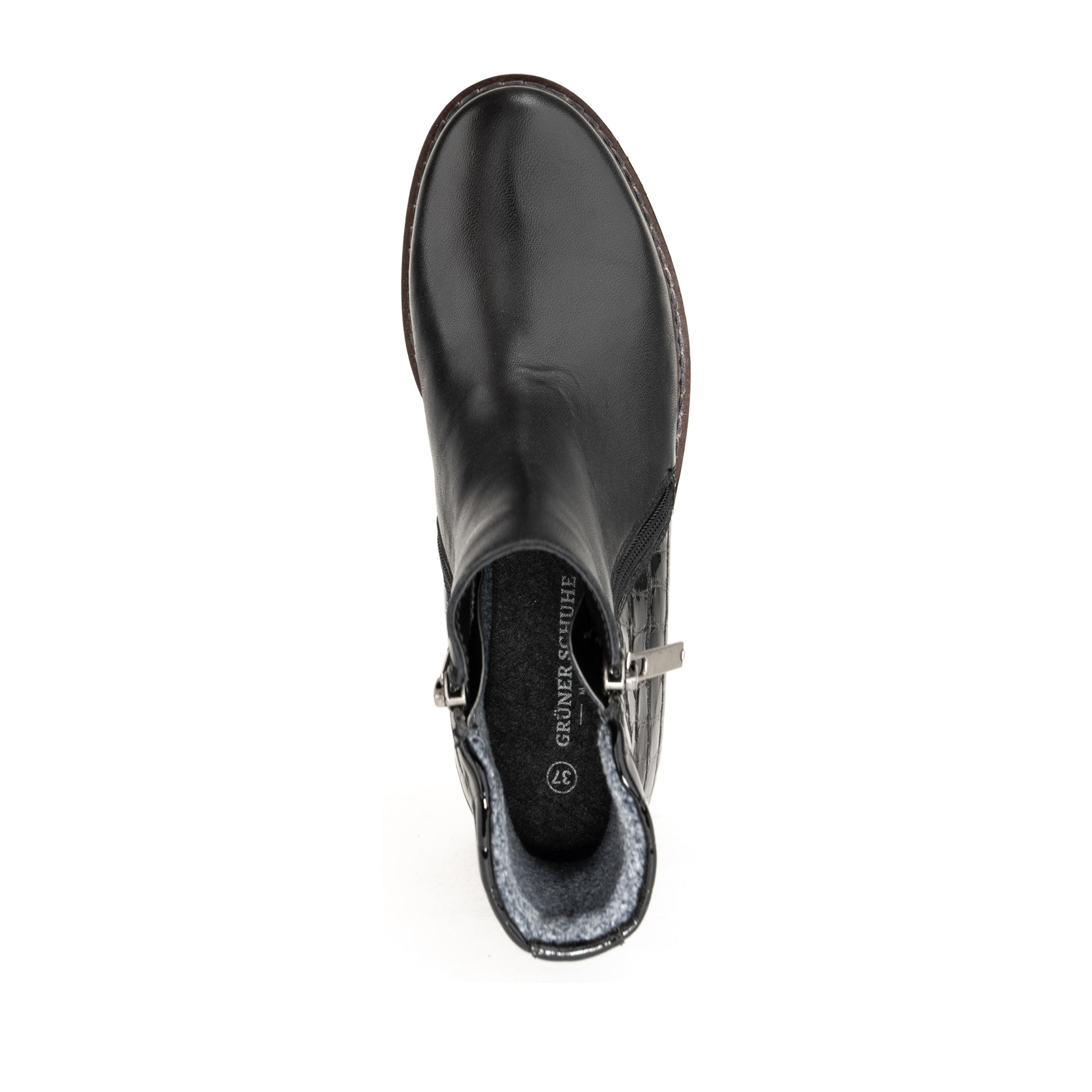 Women's Black Wedge Ankle Boots
