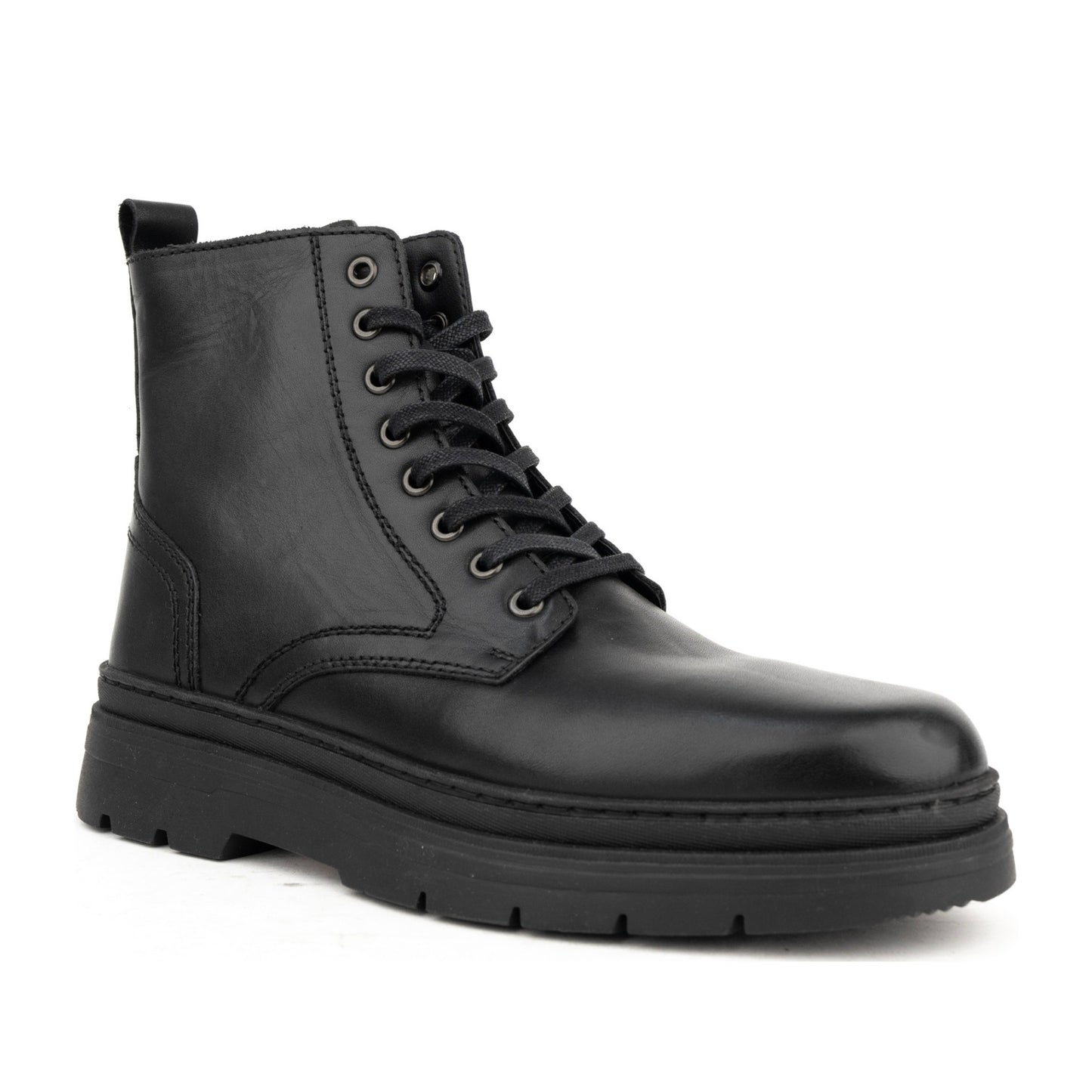 Men's Black Wedge Ankle Boots