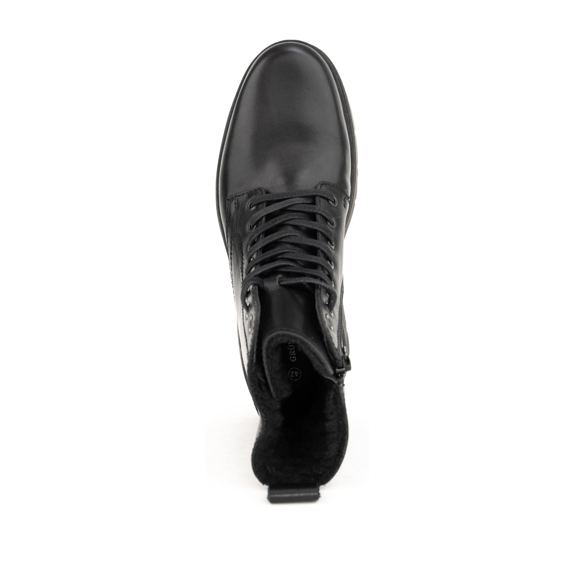Men's Black Wedge Ankle Boots
