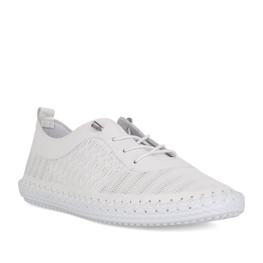 Women's White Fashion Sneakers
