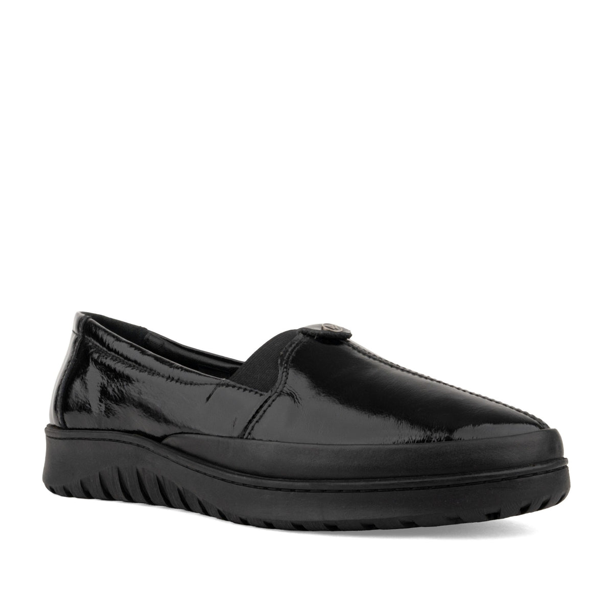 black casual closed ballerinas