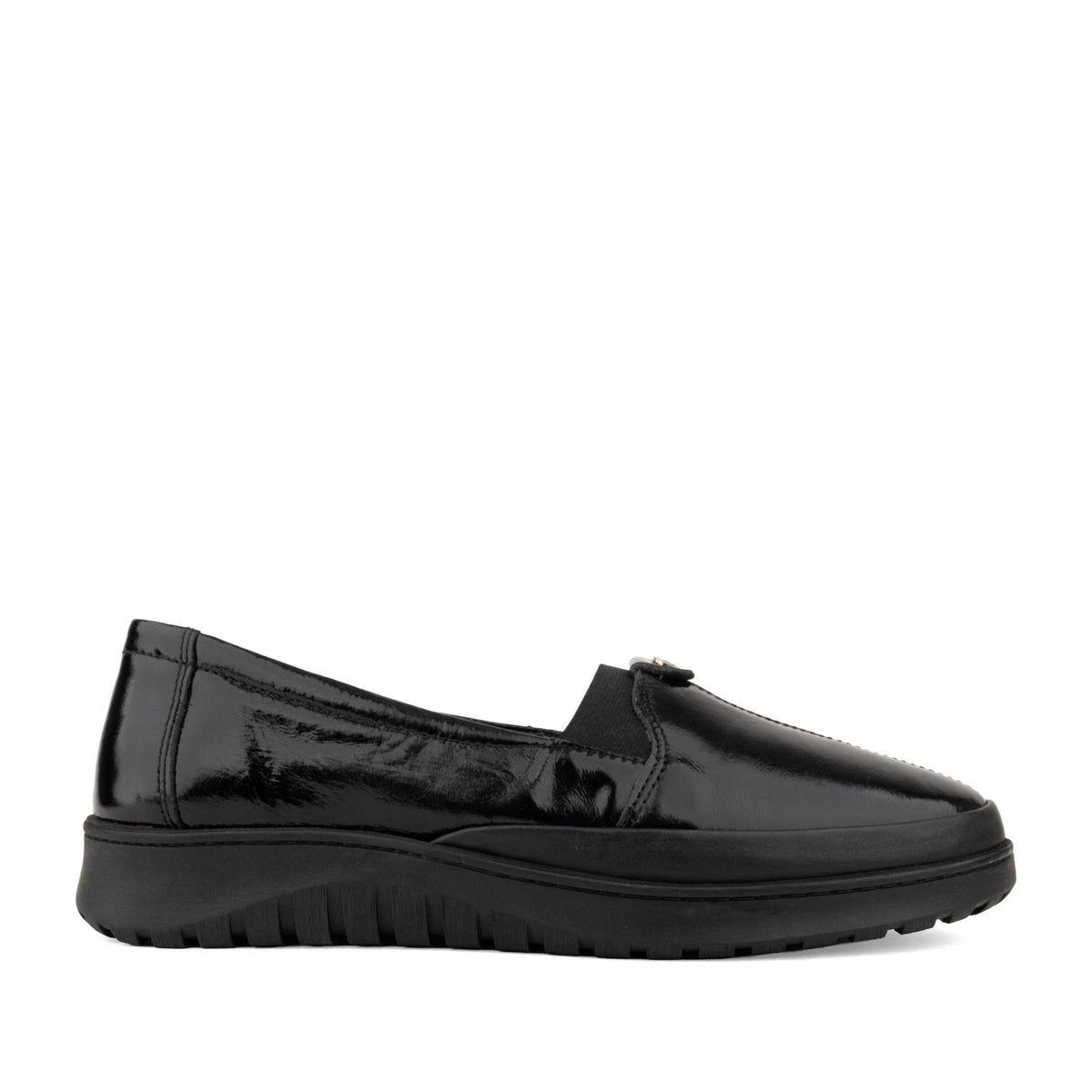 black casual closed ballerinas