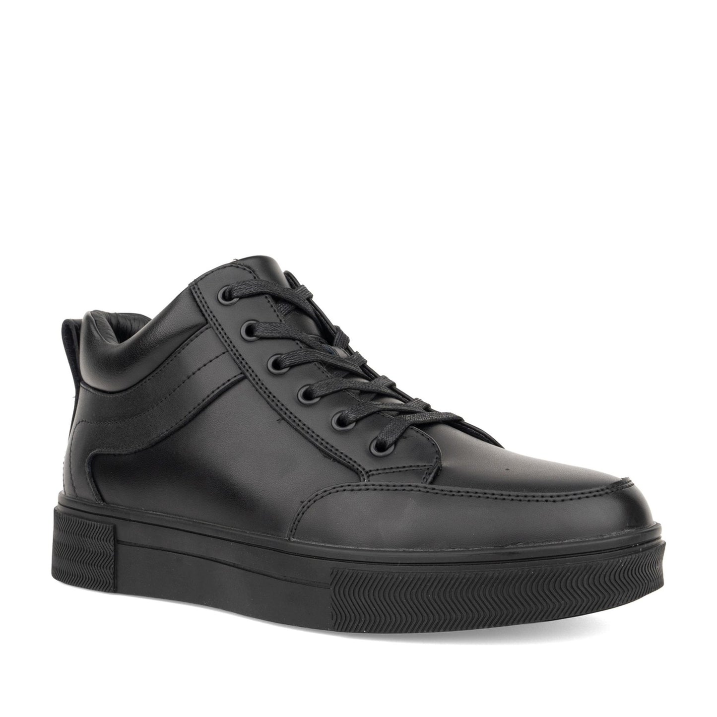 Men's Black High Fashion Sneakers