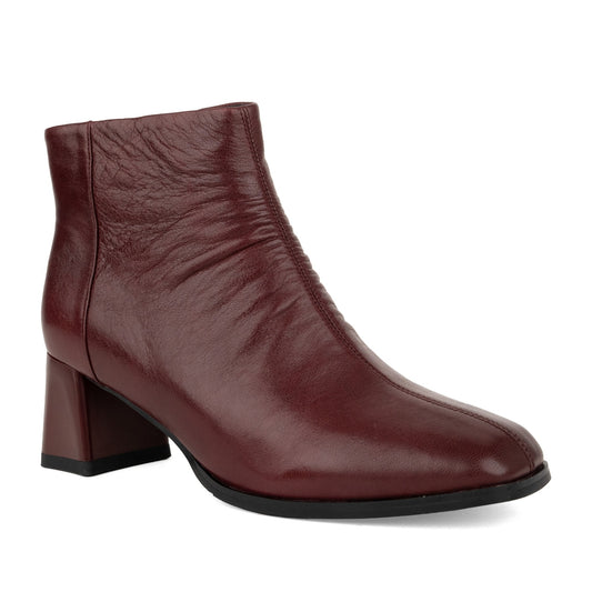 Women's Red Dress Ankle Boots