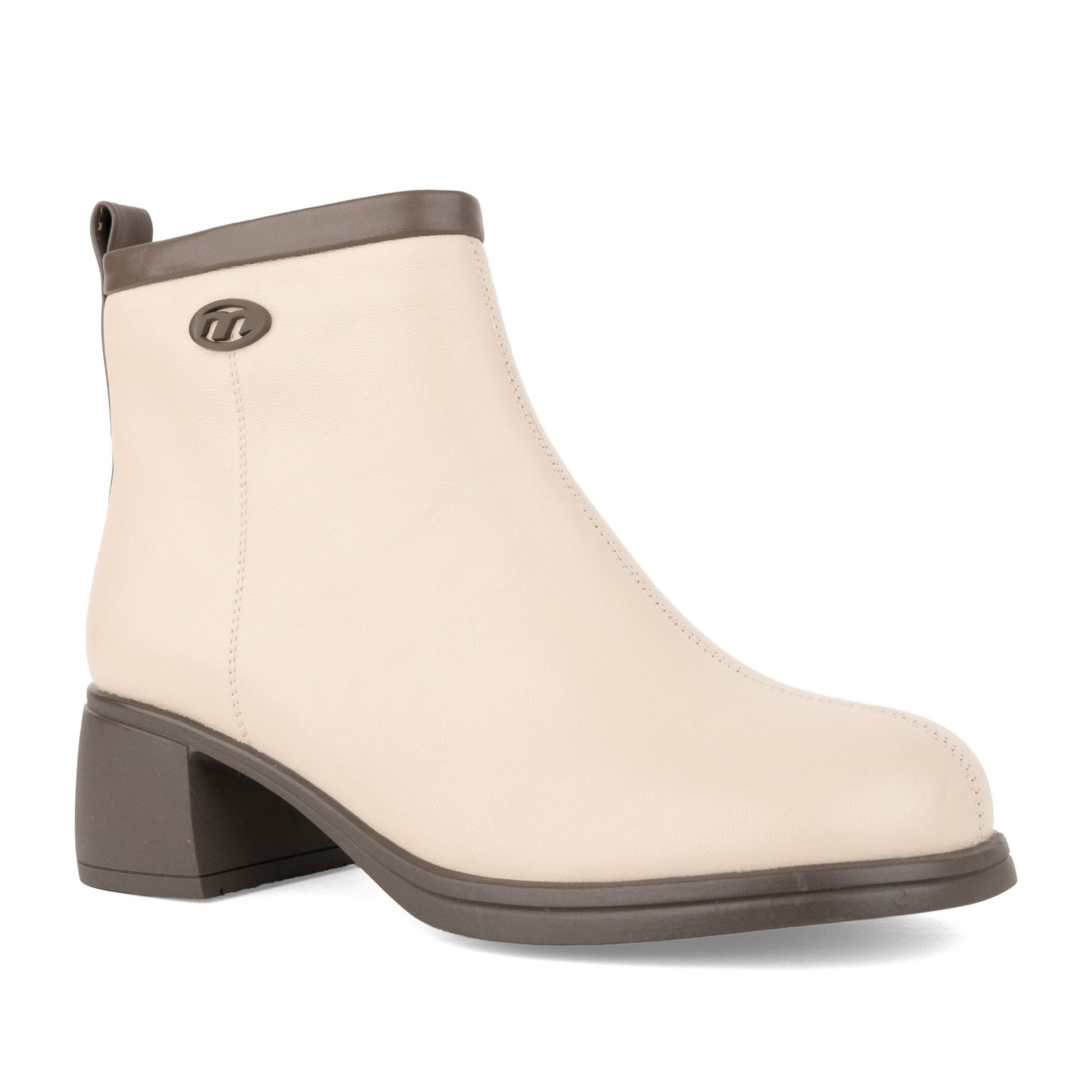 Women's Beige Ankle Boots