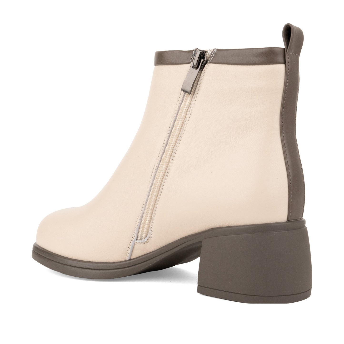 Women's Beige Ankle Boots