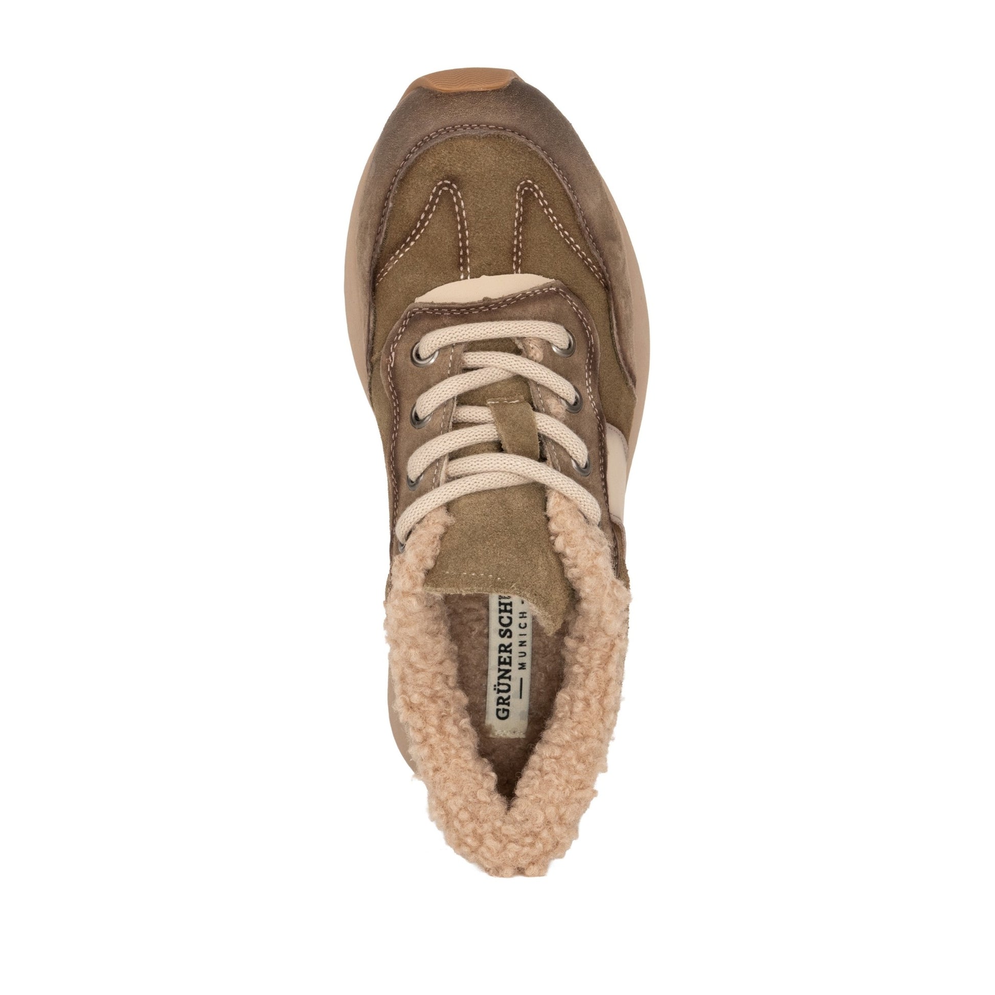 Women's Green Warm Shoes