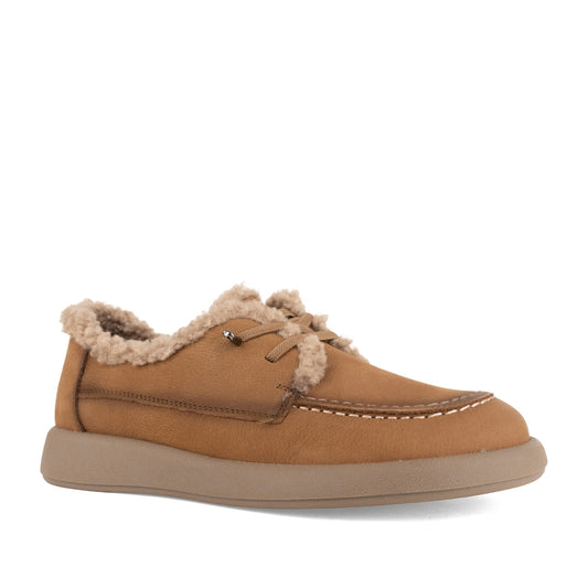 Women's Brown Warm Loafers
