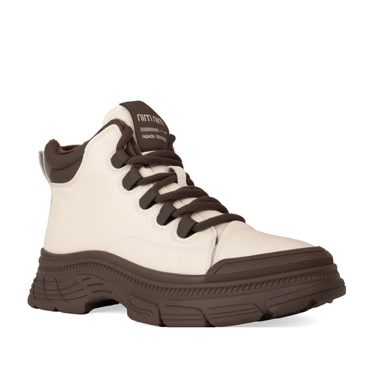 Women's Beige Ankle Boots