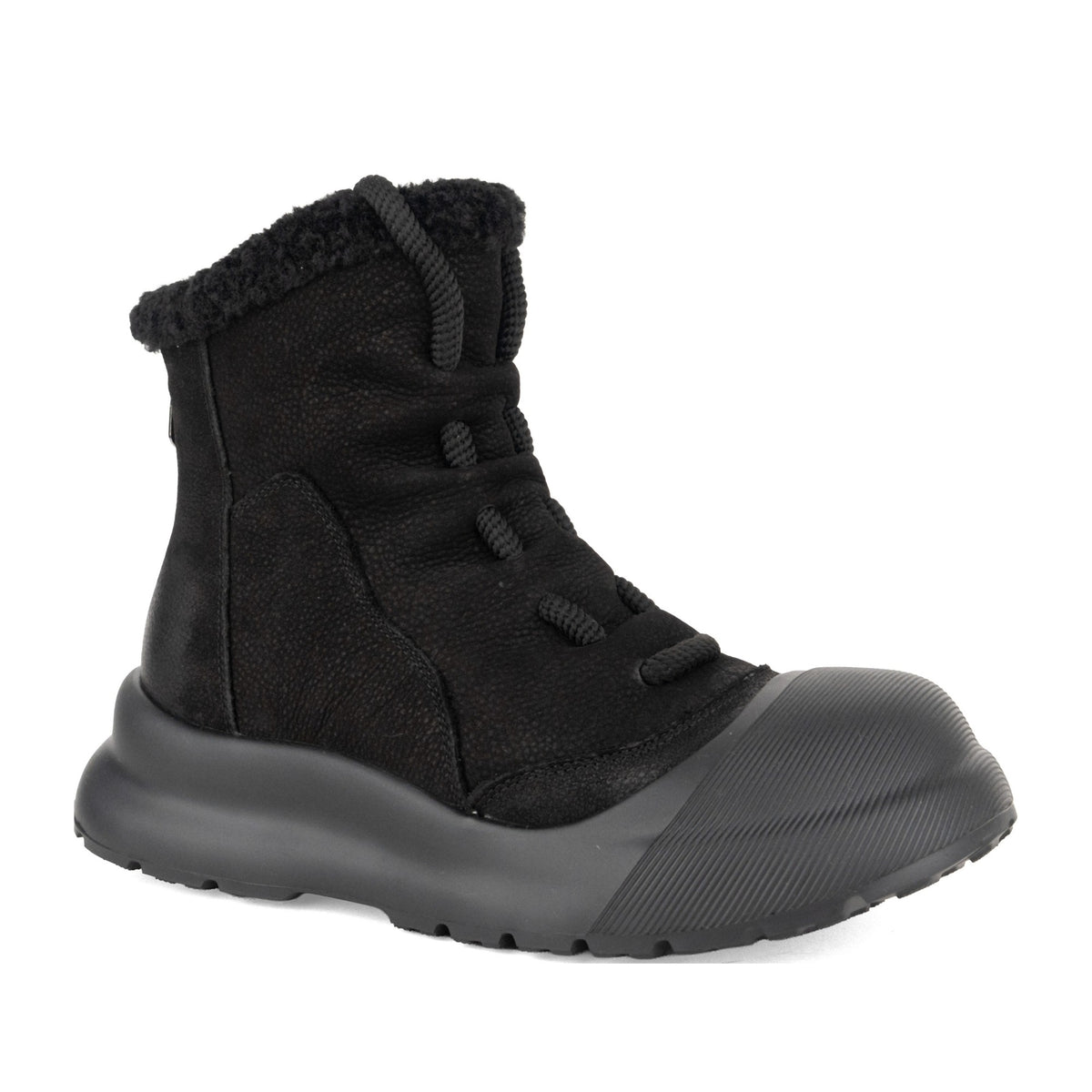 Women's Black Wedge Ankle Boots