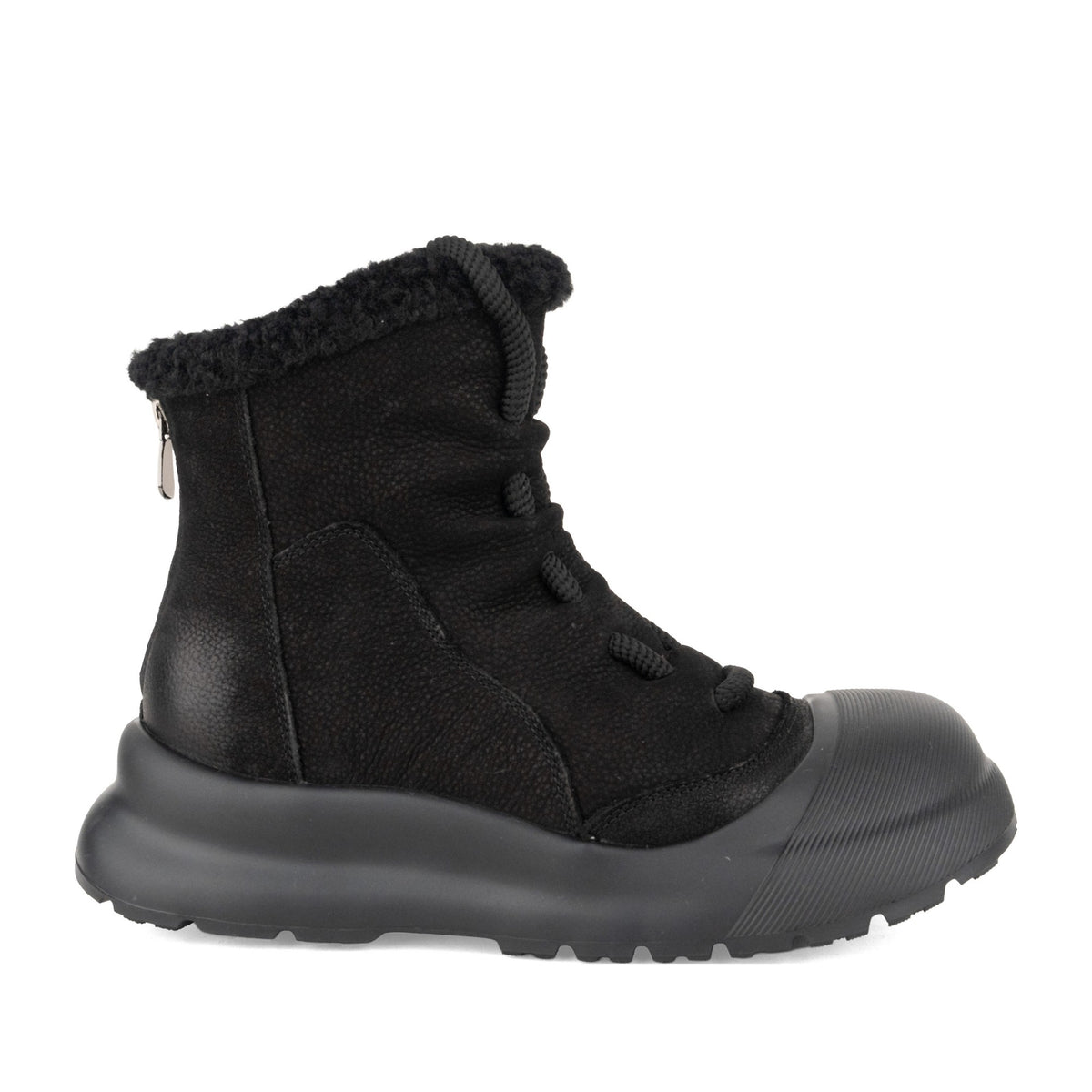 Women's Black Wedge Ankle Boots