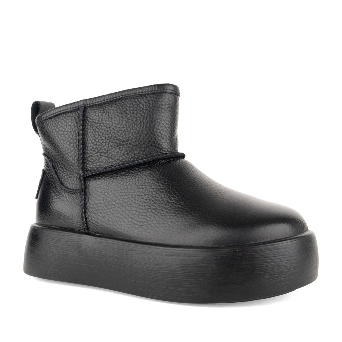 Women's Black Wedge Ankle Boots