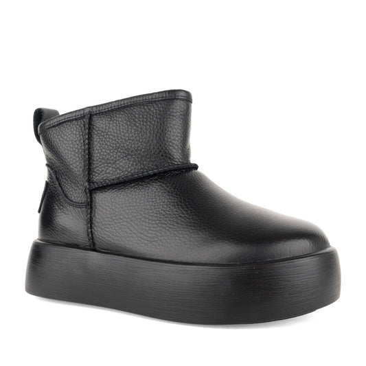 Women's Black Wedge Ankle Boots