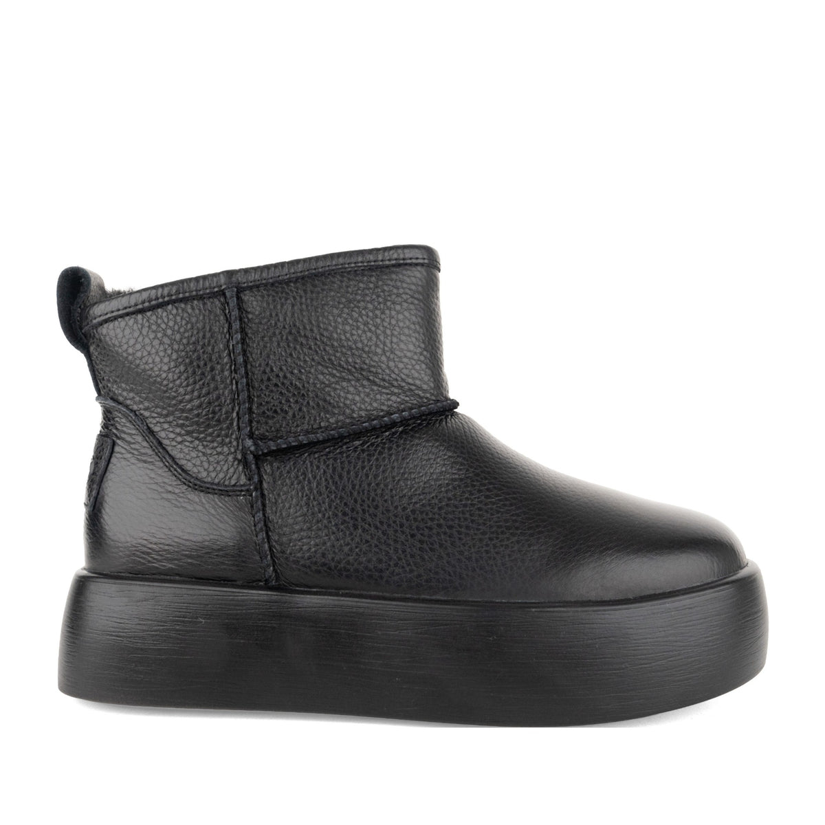 Women's Black Wedge Ankle Boots