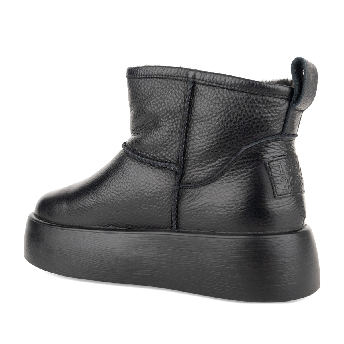 Women's Black Wedge Ankle Boots